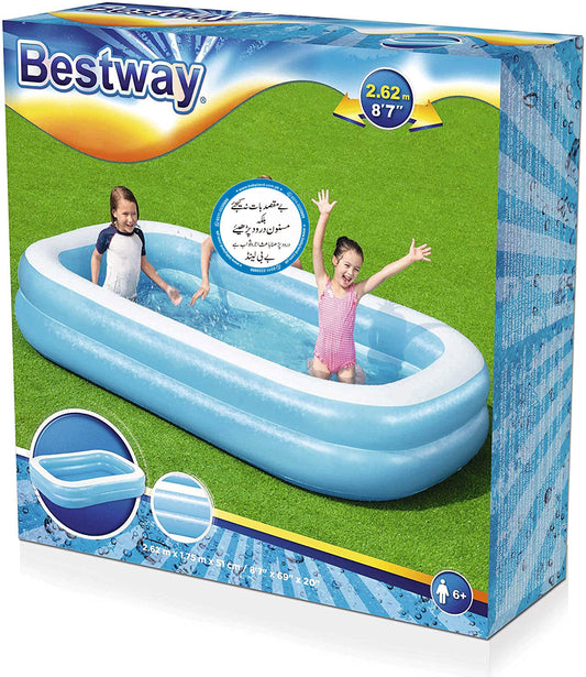 BESTWAY SWIMMING FUN L-8FT W-69" H-20"