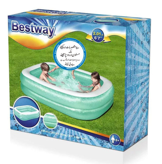 BESTWAY SWIMMING FUN  L6FT W-57.5" H-14"
