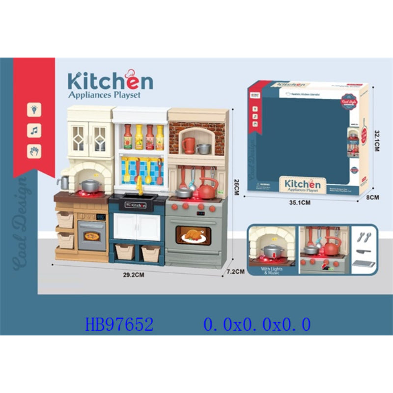 KITCHEN SET WITH LIGHT & MUSIC