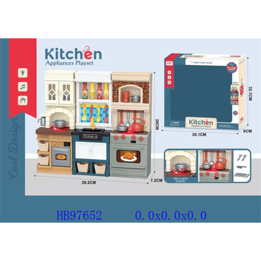 KITCHEN SET WITH LIGHT & MUSIC