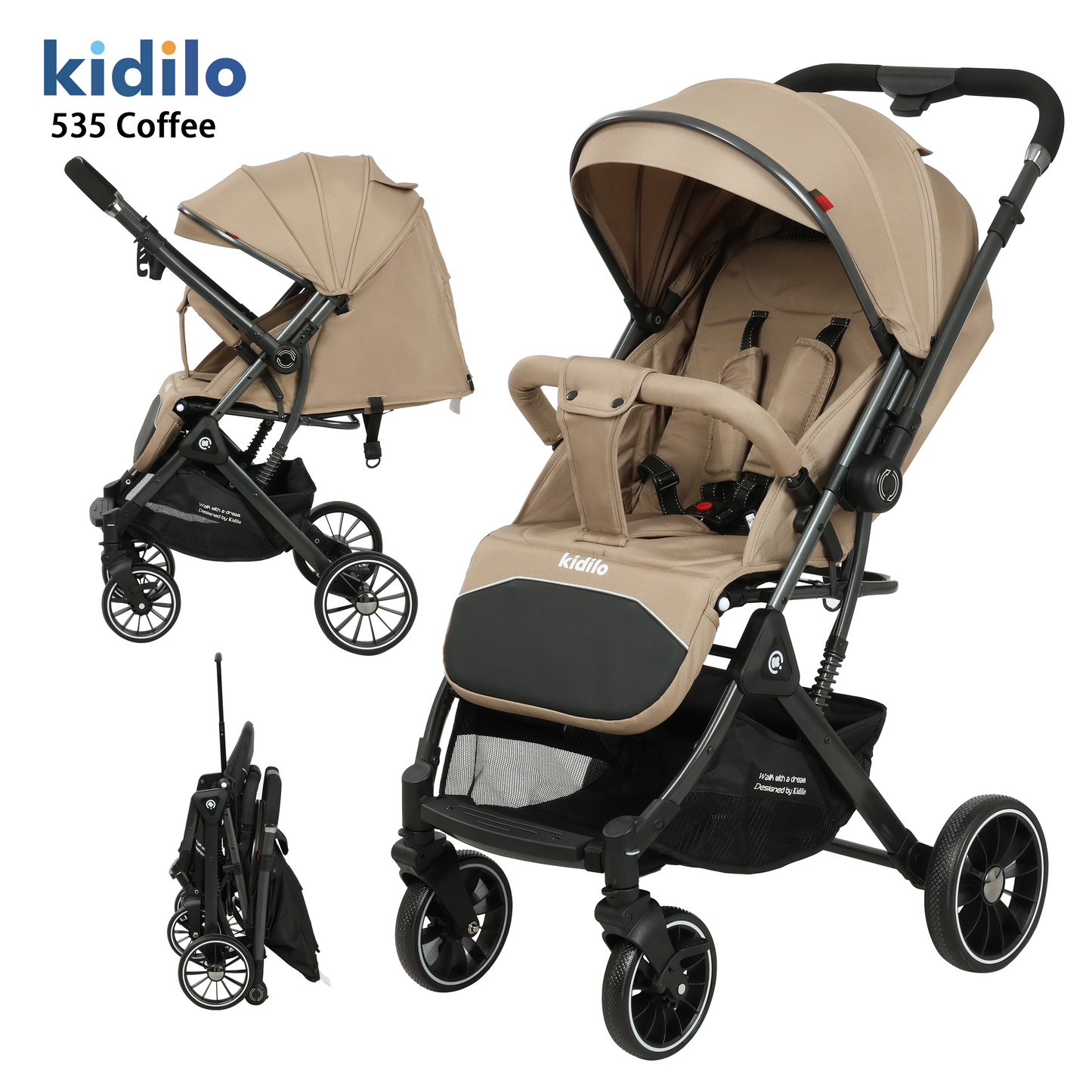 BABY SMART FOLDING STROLLER KIDILO