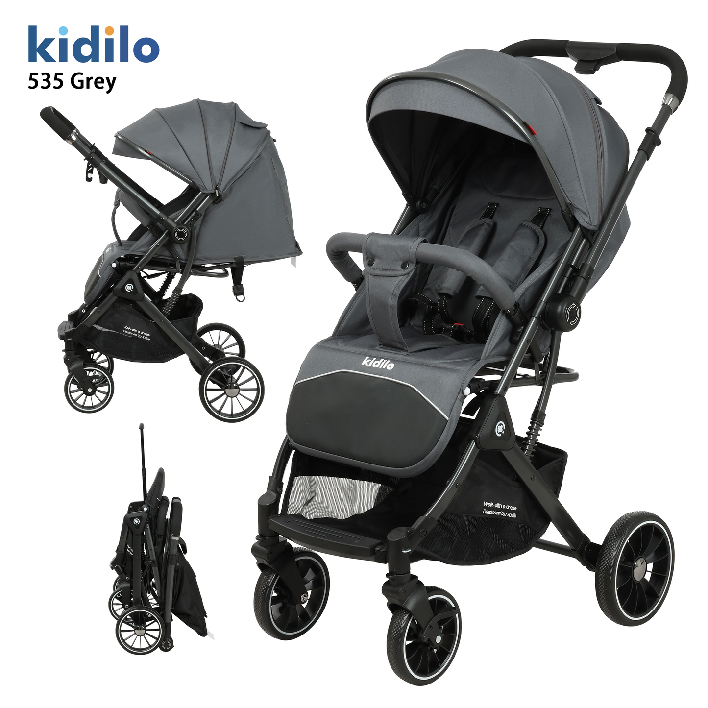 BABY SMART FOLDING STROLLER KIDILO